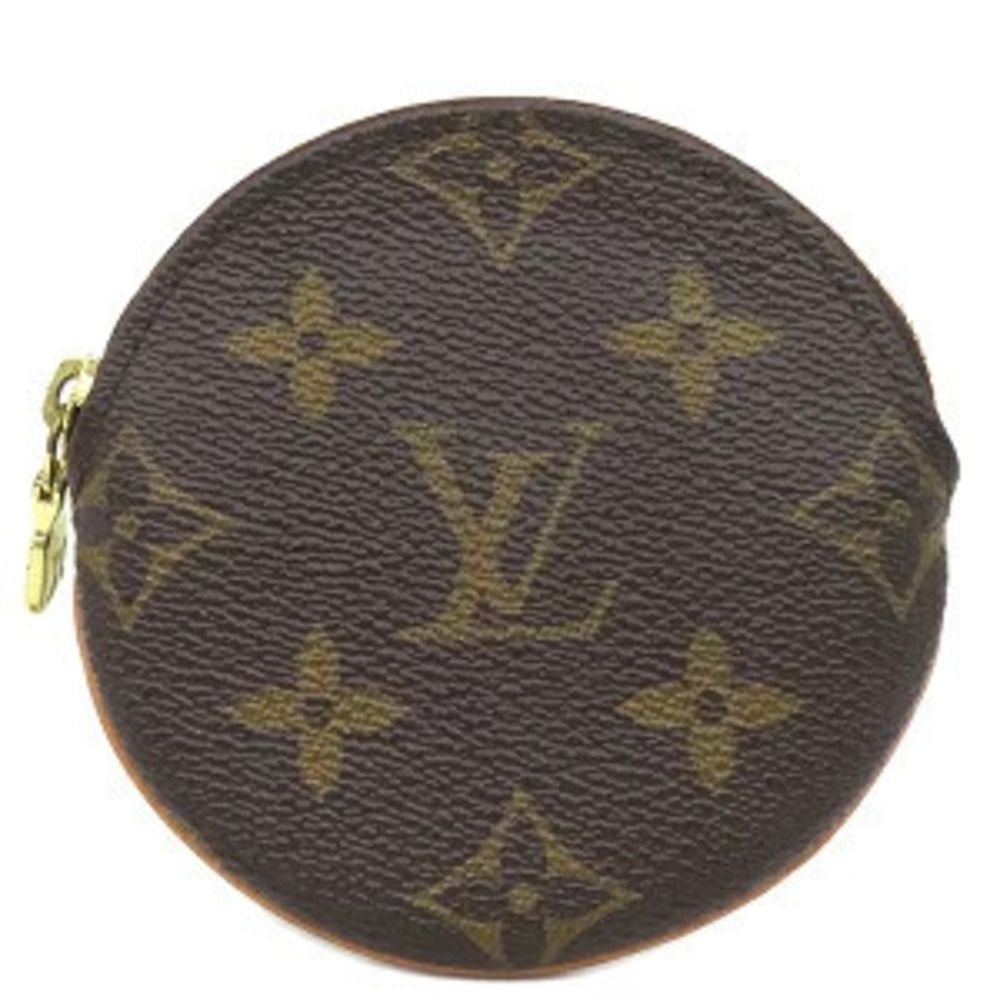 Louis Vuitton Portemonnaie Long Monogram Canvas coin case Wallet Brown